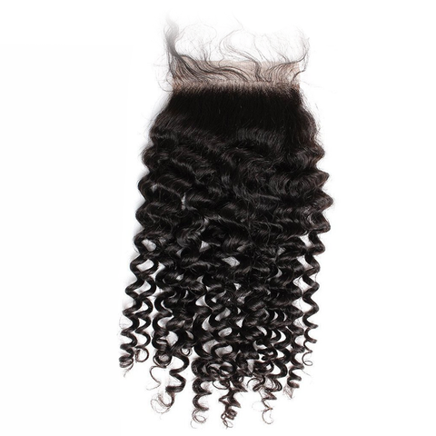 Exotic Curly Transparent Lace Closure