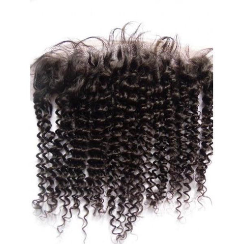 Exotic Curly Transparent Lace Frontal